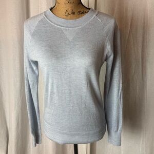 Lululemon Sit In Stillness Pullover Sweater Lt Blue Women’s Small Long Sleeve